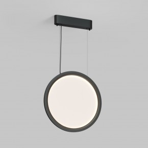 DK6604-BK Подвесной вертикальный светильник Veil со светодиодом H1500 d450 220V 36W 3000-6000K IP20 черный алюминий в Тюмени - tumen.ok-mebel.com | фото