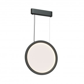 DK6604-BK Подвесной вертикальный светильник Veil со светодиодом H1500 d450 220V 36W 3000-6000K IP20 черный алюминий в Тюмени - tumen.ok-mebel.com | фото 3