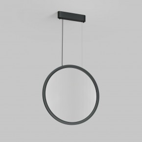 DK6606-BK Подвесной вертикальный светильник Veil со светодиодом H1700 d600 220V 48W 3000-6000K IP20 черный алюминий в Тюмени - tumen.ok-mebel.com | фото 2
