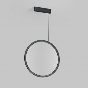 DK6606-BK Подвесной вертикальный светильник Veil со светодиодом H1700 d600 220V 48W 3000-6000K IP20 черный алюминий в Тюмени - tumen.ok-mebel.com | фото 4
