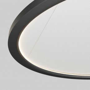 DK6616-BK Подвесной горизонтальный светильник Veil со светодиодом H900 d600 220V 48W 3000-6000K IP20 черный алюминий в Тюмени - tumen.ok-mebel.com | фото 3