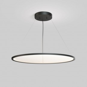 DK6620-BK Подвесной горизонтальный светильник Veil со светодиодом H900 d1000 220V 82W 3000-6000K IP20 черный алюминий в Тюмени - tumen.ok-mebel.com | фото