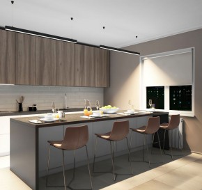 DK9124-BK Линейный светильник 30W 1250mm 4000K, черный в Тюмени - tumen.ok-mebel.com | фото 4