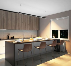 DK9203-BK Линейный светильник 52W 2000mm 3000K, черный в Тюмени - tumen.ok-mebel.com | фото 5