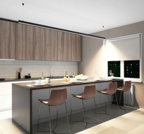DK9304-BK Линейный светильник 72W 3000mm 4000K, черный в Тюмени - tumen.ok-mebel.com | фото 5