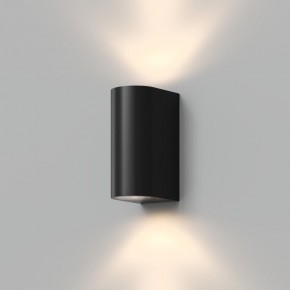 DK9791-BK Настенный уличный светильник NARVIK, IP44, 2хGU10 LED, до 15 Вт, черный, алюминий в Тюмени - tumen.ok-mebel.com | фото