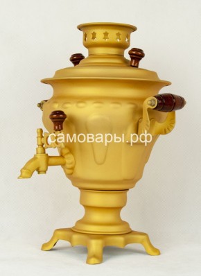 Электрический самовар "Русское золото" матовая груша на 2 литра (Ограниченная серия) в Тюмени - tumen.ok-mebel.com | фото