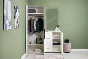 ЭЙР прихожая (модульная) Белый Шагрень в Тюмени - tumen.ok-mebel.com | фото 25
