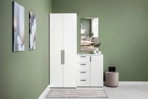 ЭЙР прихожая (модульная) Белый Шагрень в Тюмени - tumen.ok-mebel.com | фото 26