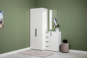 ЭЙР прихожая (модульная) Белый Шагрень в Тюмени - tumen.ok-mebel.com | фото 3
