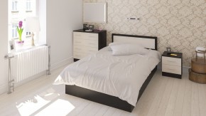 Фиеста Кровать 1200, цвет венге/дуб лоредо, ШхГхВ 123,5х203,5х80 см., сп.м. 1200х2000 мм., без матраса, основание есть в Тюмени - tumen.ok-mebel.com | фото 5