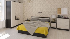 Фиеста Кровать 1800, цвет венге/дуб лоредо, ШхГхВ 183,5х203,5х80 см., сп.м. 1800х2000 мм., без матраса, основание есть в Тюмени - tumen.ok-mebel.com | фото 5
