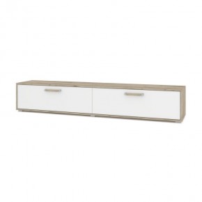 ФЛОРИДА Ф32 Тумба ТВ (дуб серый/белый) в Тюмени - tumen.ok-mebel.com | фото