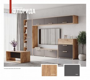 ФЛОРИДА Гостиная (модульная) дуб золотой/графит в Тюмени - tumen.ok-mebel.com | фото