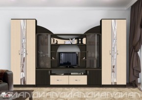 Гостиная Аллегро с 2 шкафами вариант-5 (венге/дуб белфорт) в Тюмени - tumen.ok-mebel.com | фото