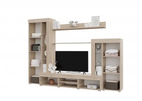 Гостиная Дельта (Сонома/Белый) в Тюмени - tumen.ok-mebel.com | фото 2