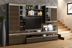 Гостиная Камелия Композиция 1 (Гикори Джексон темный) в Тюмени - tumen.ok-mebel.com | фото