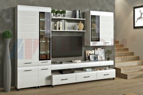 Гостиная Камелия Композиция 1 (Снежный ясень) в Тюмени - tumen.ok-mebel.com | фото