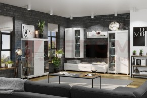 Гостиная Мелисса Композиция 6 (Снежный Ясень) в Тюмени - tumen.ok-mebel.com | фото