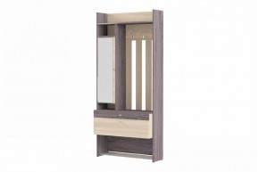 ГРЕТТА Прихожая (дуб сонома/ясень черный) в Тюмени - tumen.ok-mebel.com | фото 3