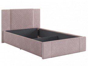 ХЛОЯ Кровать 1200 каркас (нежно-розовый велюр) в Тюмени - tumen.ok-mebel.com | фото