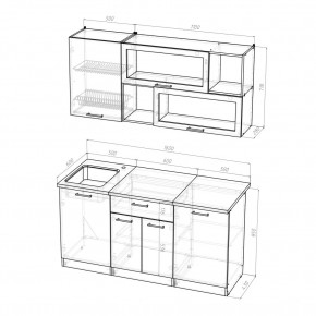 КИРА Кухонный гарнитур Стандарт (1600 мм ) в Тюмени - tumen.ok-mebel.com | фото 2