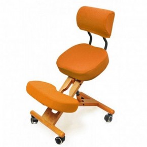 Коленный стул со спинкой Smartstool KW02В + Чехлы в Тюмени - tumen.ok-mebel.com | фото 4