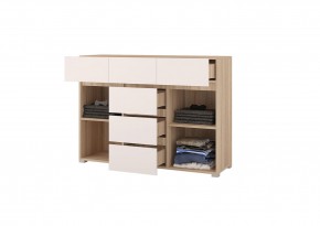 Комод 1200 АНТАЛИЯ (Сонома/Графит софт) в Тюмени - tumen.ok-mebel.com | фото 2