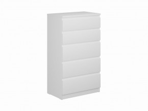 Комод КАСТОР с пятью ящиками, цвет белый в Тюмени - tumen.ok-mebel.com | фото