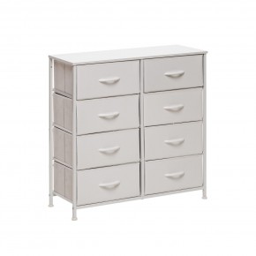 Комод Leset Линкс 8 ящ. (к/з), Каркас Белый, ящики Белые в Тюмени - tumen.ok-mebel.com | фото 3