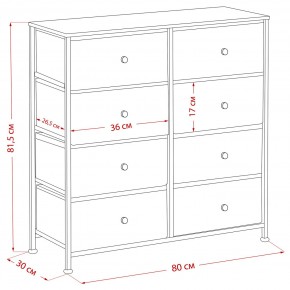 Комод Leset Линкс 8 ящиков (МДФ) в Тюмени - tumen.ok-mebel.com | фото 12