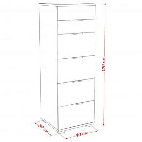 Комод Leset Наоми 6 в Тюмени - tumen.ok-mebel.com | фото 8