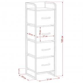 Комод Leset Ноа 4 ящика в Тюмени - tumen.ok-mebel.com | фото 9