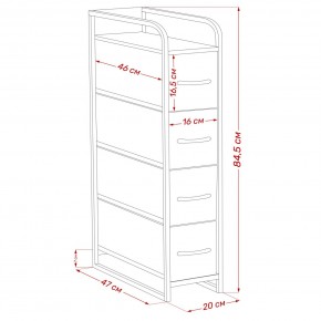 Комод Leset Ноа узкий 4 ящика в Тюмени - tumen.ok-mebel.com | фото 9