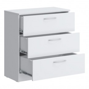 Комод мини Париж (Белый тиснение) в Тюмени - tumen.ok-mebel.com | фото 2