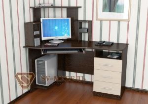 Компьютерный стол №3 в Тюмени - tumen.ok-mebel.com | фото 1