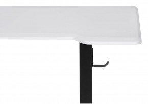 Компьютерный стол Маркос с механизмом подъема 140х80х75 белая шагрень / черный в Тюмени - tumen.ok-mebel.com | фото 6