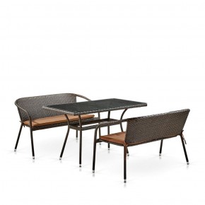 Комплект мебели из иск. ротанга T286A/S139A-W53 Brown в Тюмени - tumen.ok-mebel.com | фото 2
