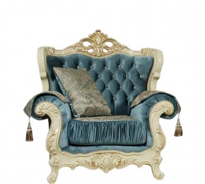 Комплект мягкой мебели Эсмеральда 3+1+1 (Бирюза) без механизма в Тюмени - tumen.ok-mebel.com | фото 5