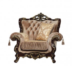 Комплект мягкой мебели Эсмеральда (Орех) без механиза раскладки (3+1+1) в Тюмени - tumen.ok-mebel.com | фото 3