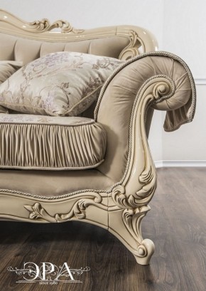 Комплект мягкой мебели Мона Лиза (крем) с раскладным механизмом в Тюмени - tumen.ok-mebel.com | фото 4