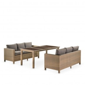Комплект плетеной мебели T365/S65B-W65 Light Brown в Тюмени - tumen.ok-mebel.com | фото