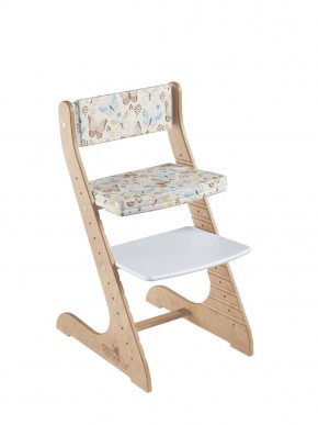 Комплект растущий стул и подушки Конёк Горбунёк Стандарт (Лофт-2, Бабочки) в Тюмени - tumen.ok-mebel.com | фото