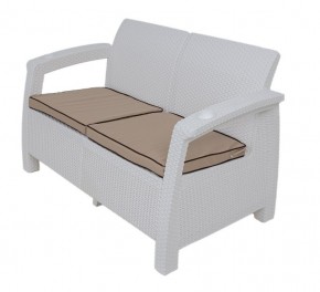 Комплект уличной мебели Yalta Premium Terrace Set (Ялта) белый (+подушки под спину) в Тюмени - tumen.ok-mebel.com | фото 2
