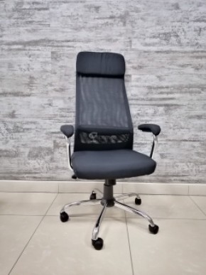 Кресло Barneo K-115 для персонала (черная ткань, черная сетка) в Тюмени - tumen.ok-mebel.com | фото