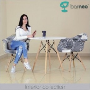 Кресло Barneo N-14 Patchwork черно-белый в Тюмени - tumen.ok-mebel.com | фото 3
