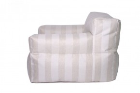 Кресло бескаркасное Уют полоса (Молочный) в Тюмени - tumen.ok-mebel.com | фото 3