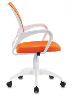Кресло BRABIX "Fly MG-396W", пластик белый, сетка, оранжевое, 532401, MG-396W_532401 в Тюмени - tumen.ok-mebel.com | фото 3
