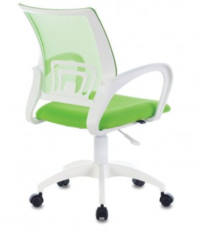 Кресло BRABIX "Fly MG-396W", пластик белый, сетка, салатовое, 532403 в Тюмени - tumen.ok-mebel.com | фото 3