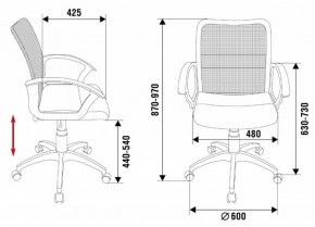 Кресло Бюрократ CH-590SL/BLACK в Тюмени - tumen.ok-mebel.com | фото 4